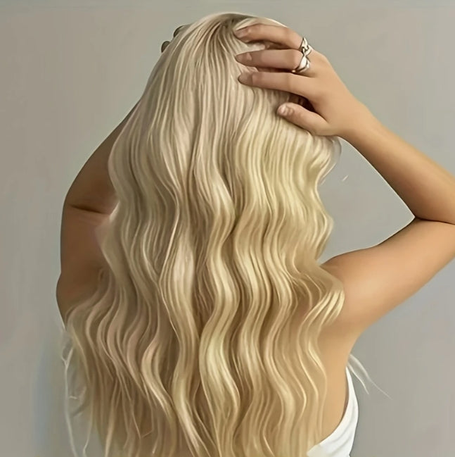 Women's gloden curly wig
