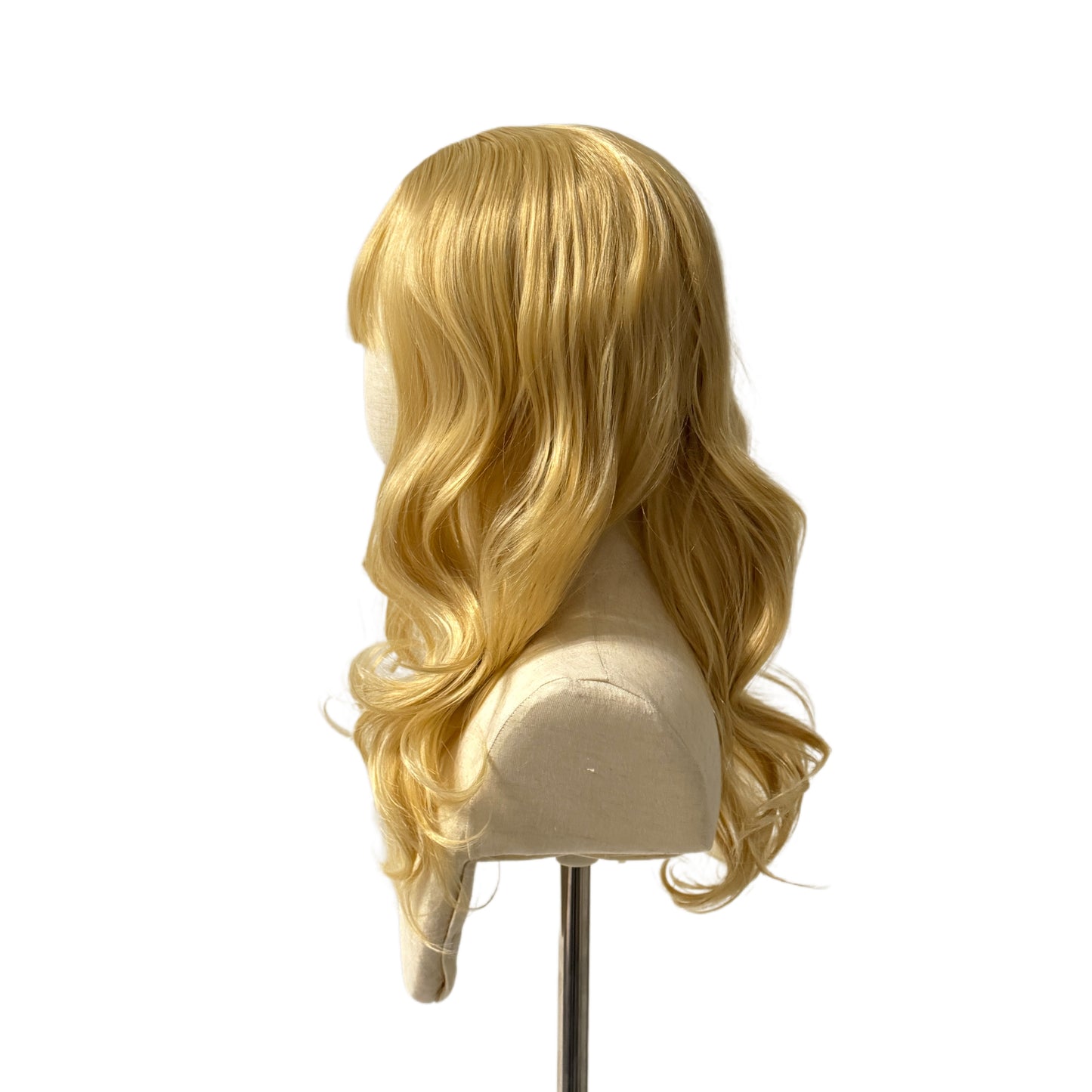 Women's golden curly wig