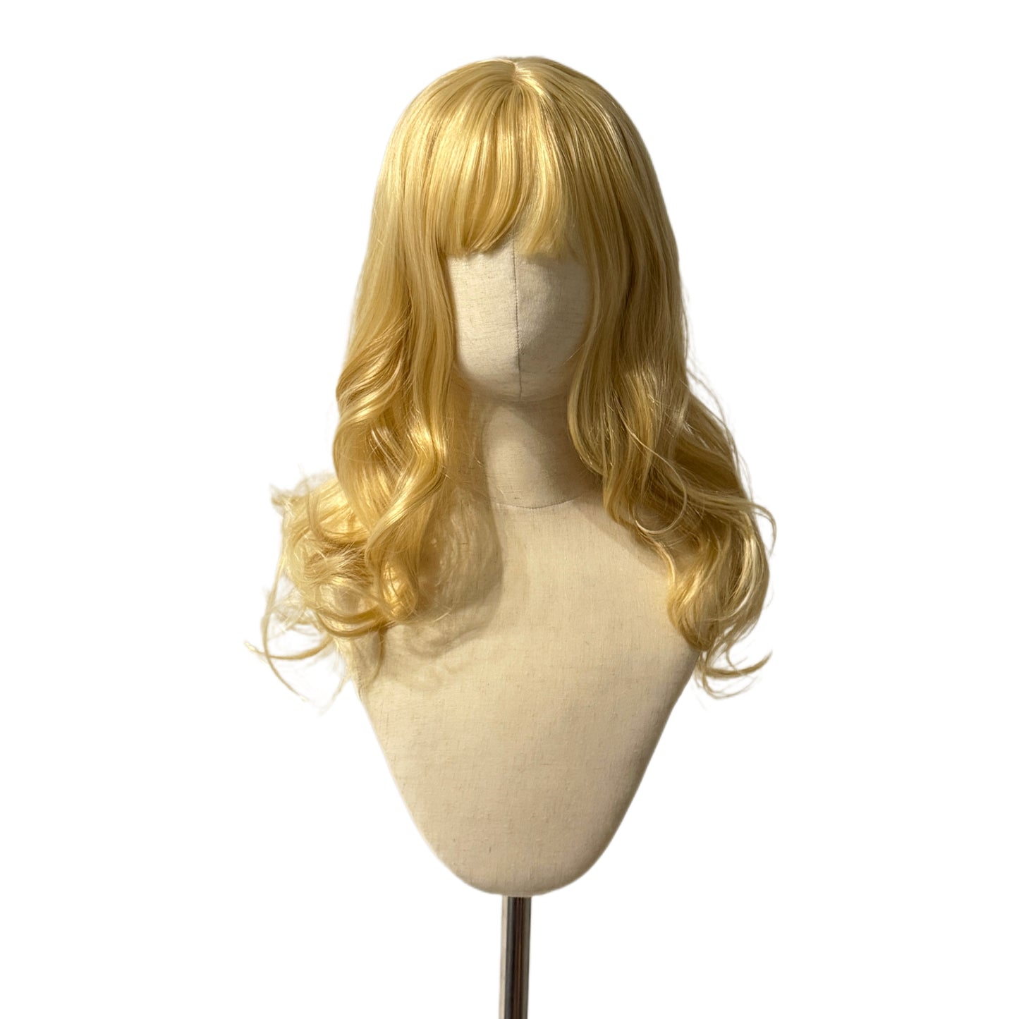 Women's golden curly wig