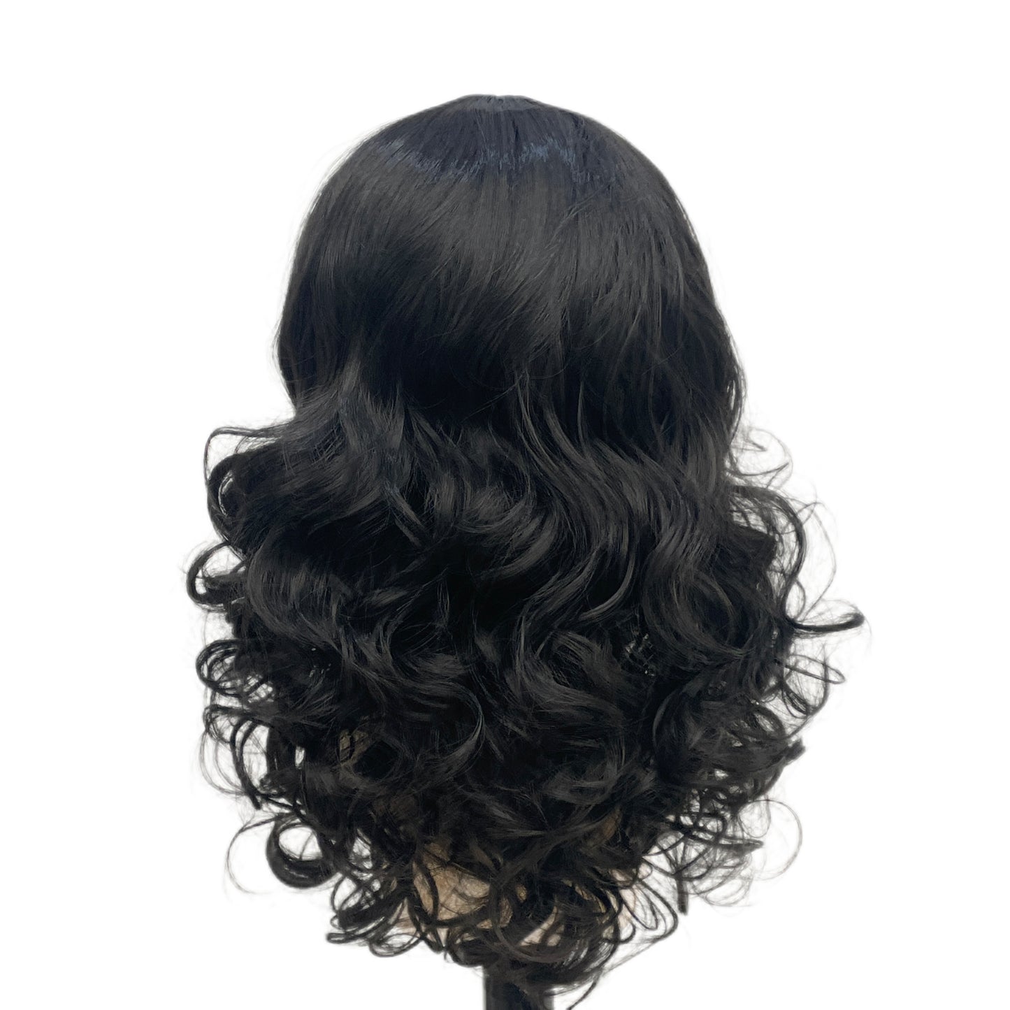Women's black wig