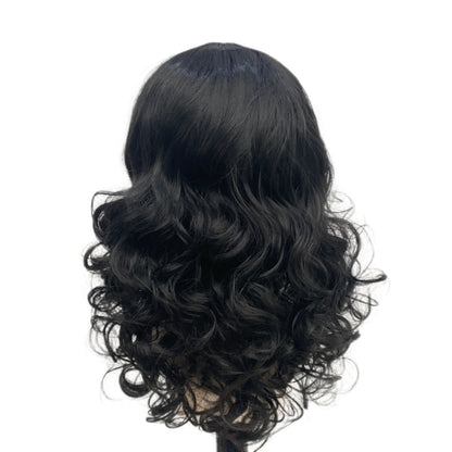 Women's black wig