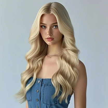 Women's gloden curly wig