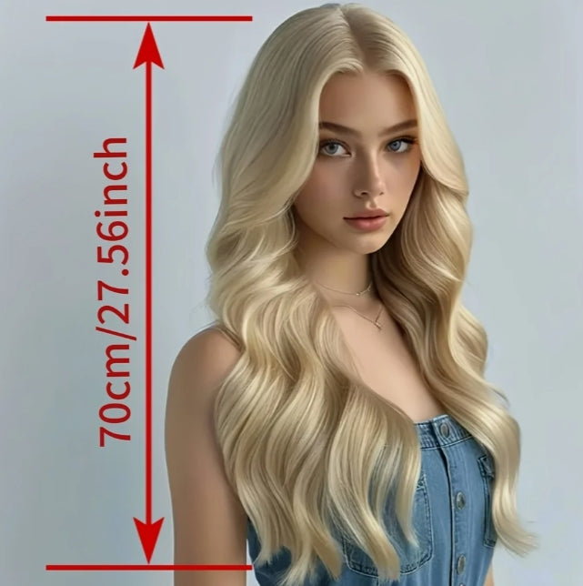 Women's gloden curly wig