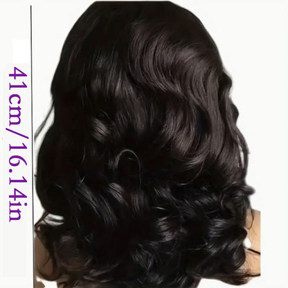 Women's black wig