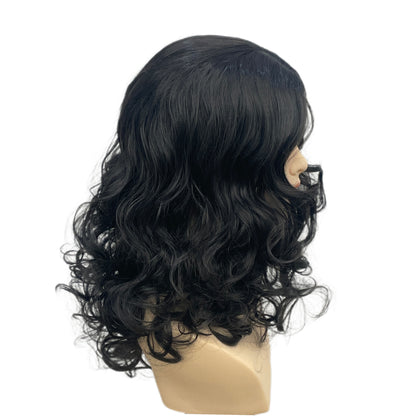Women's black wig