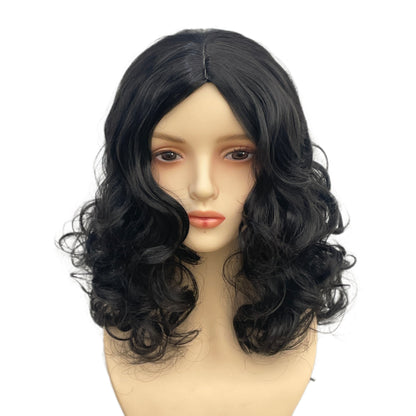 Women's black wig