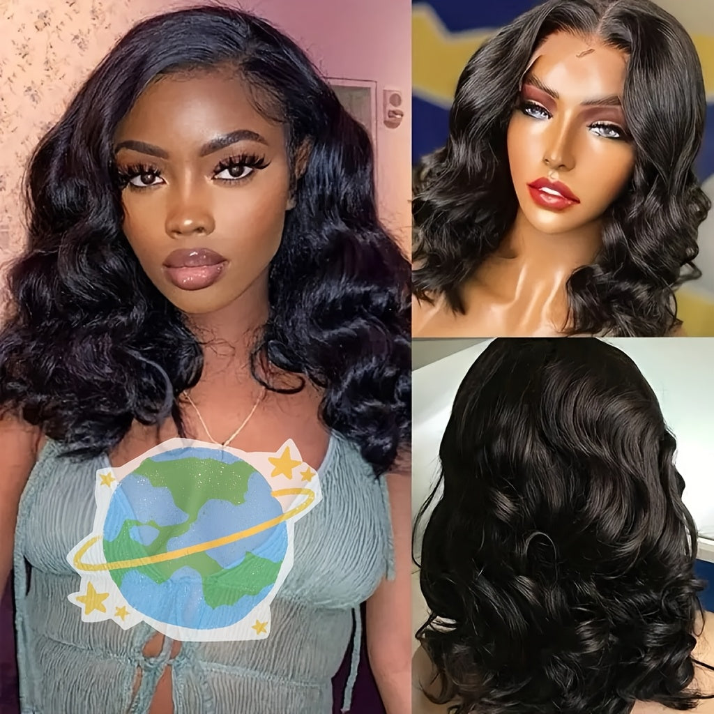 Women's black wig